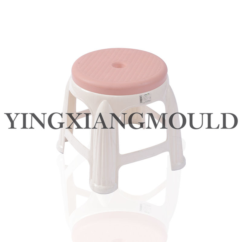Non-slip two-tone small stool