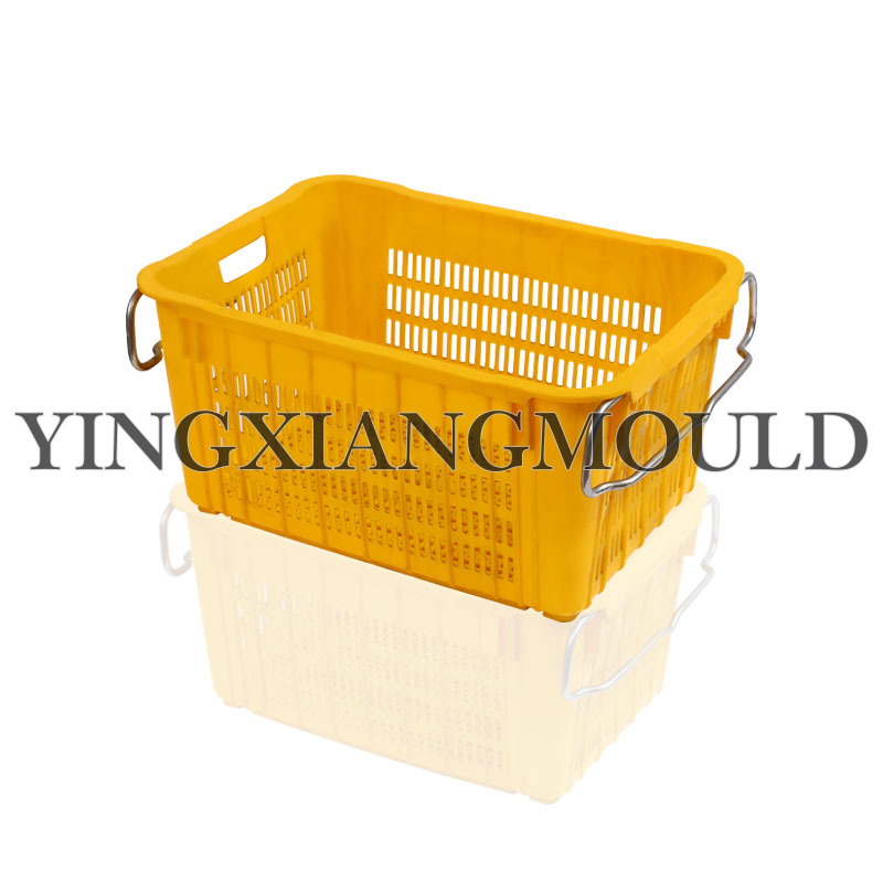 Plastic swing baskets with iron lugs