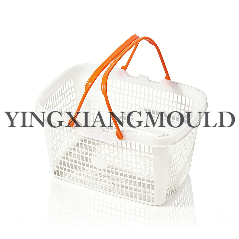 Large-Capacity Hollowed-Out Plastic Hand-Held Basket
