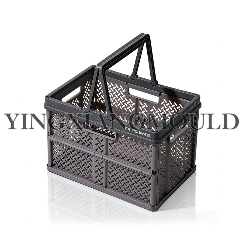 Industrial Style Hollowed-Out Hand-Held Basket