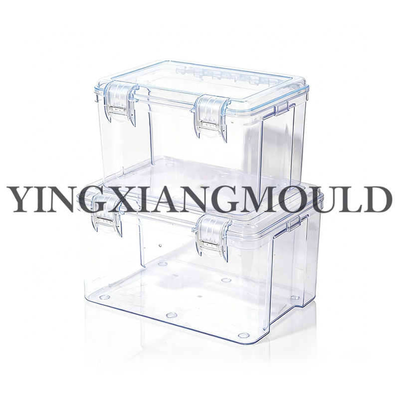 High-Transparency Double-Lock Plastic Storage Box