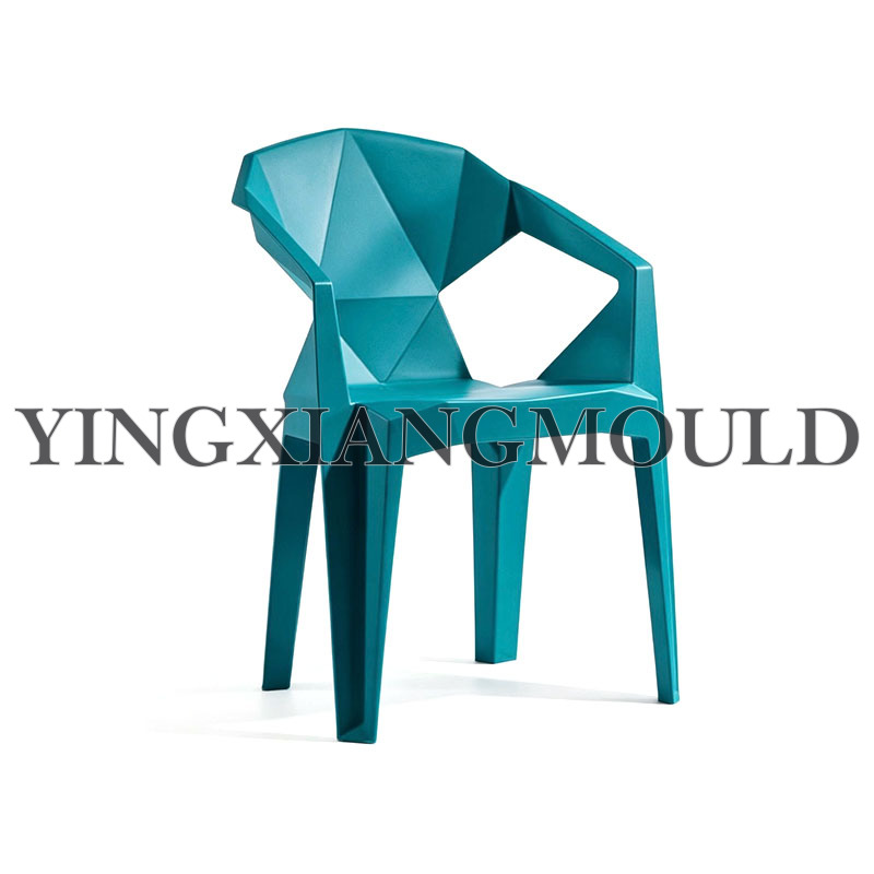 Geometric-Back Chair