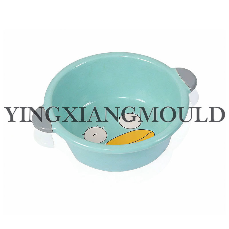 Two-Tone Children's Washbasin with Dual Handles