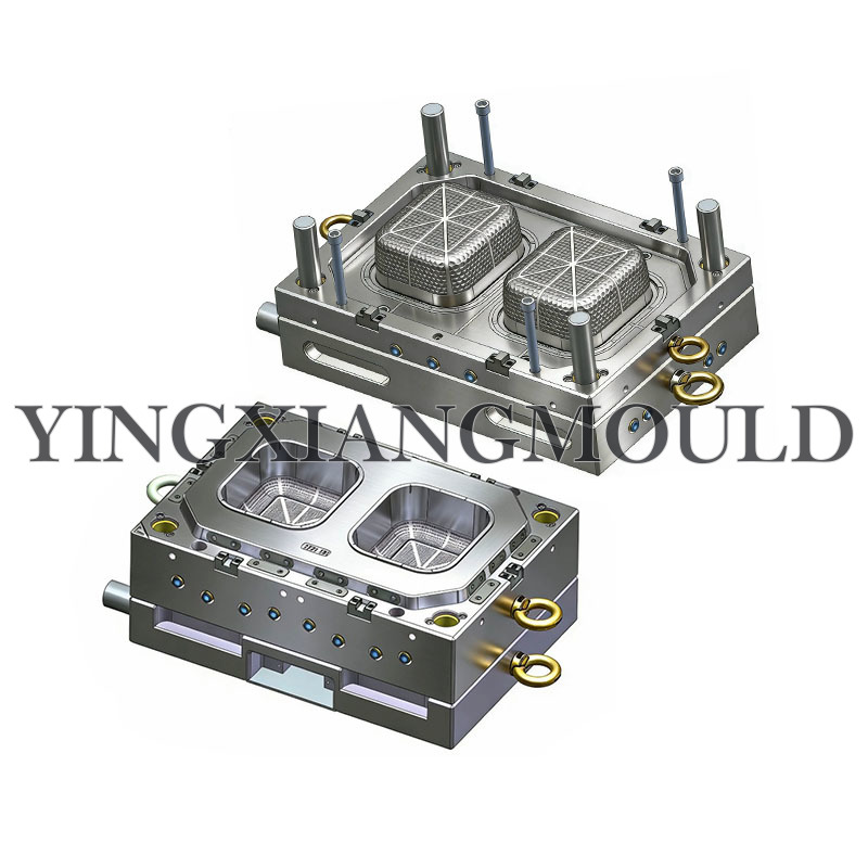 2-Cavity Drain Basket Mold