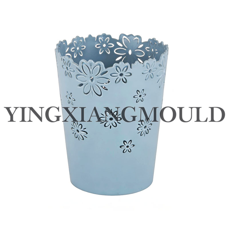 Openwork Floral Waste Bin