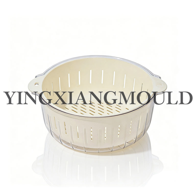 Round Double-Layer Vegetable Washing & Draining Basin