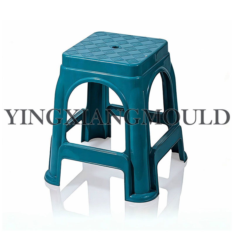 Diamond-Patterned High Stool