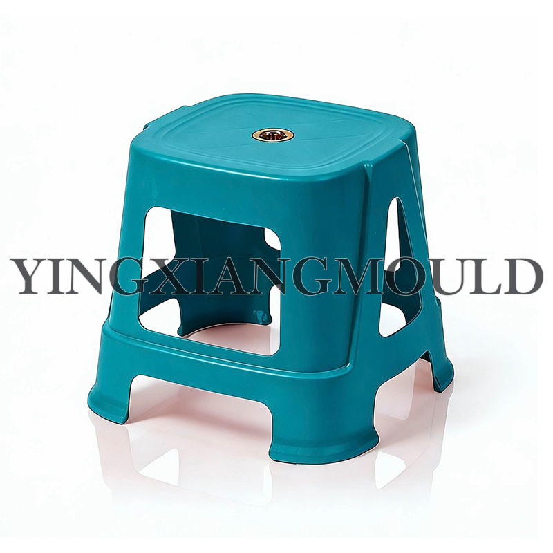 Low Stool with Round Holes